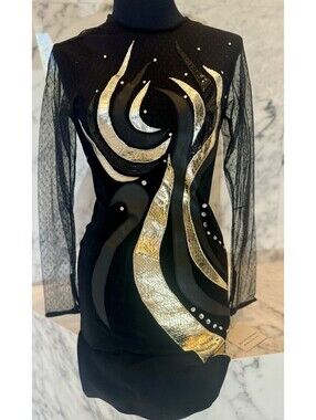 Joya Suede And Leather Vintage Dress